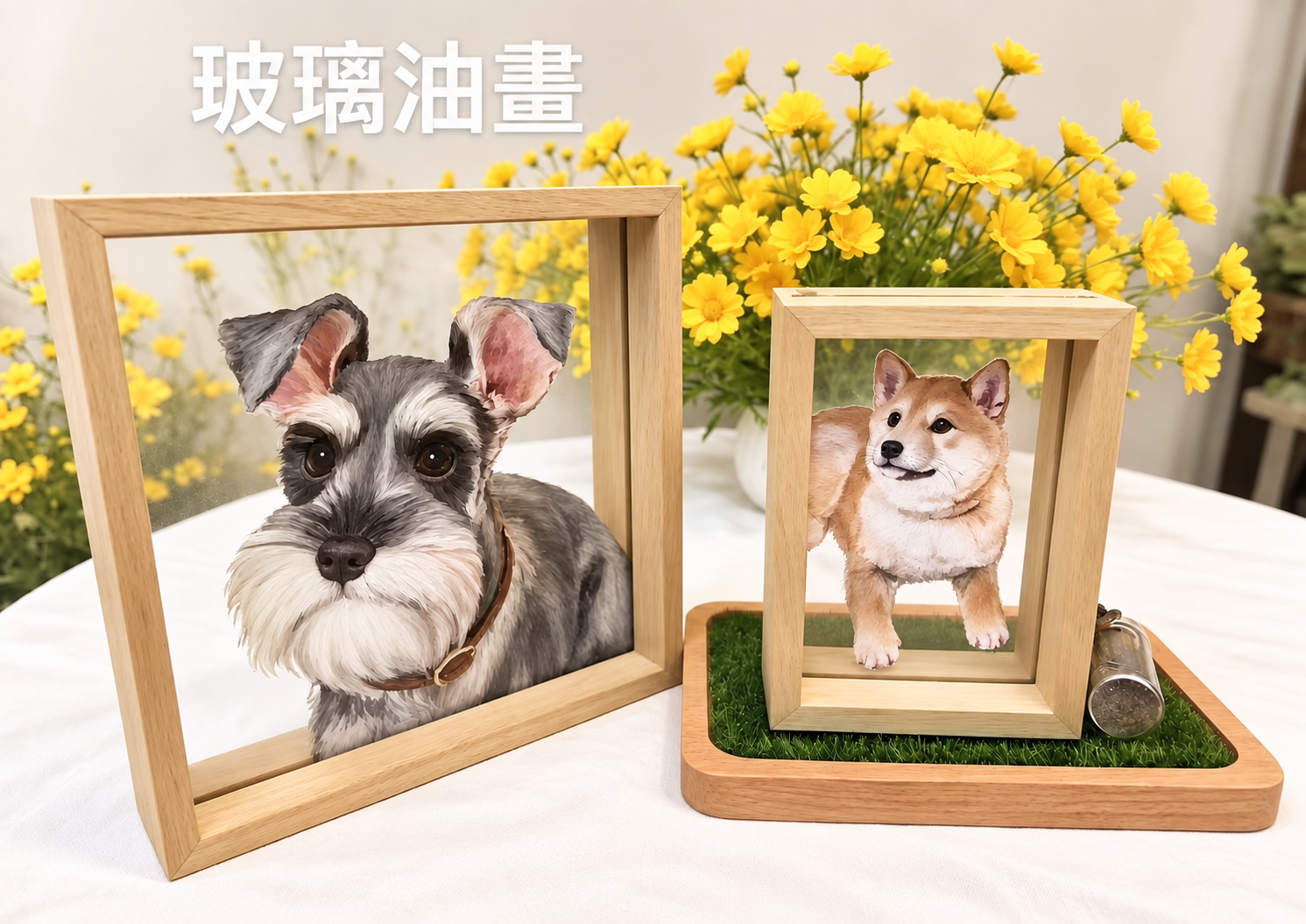 玻璃油畫相框